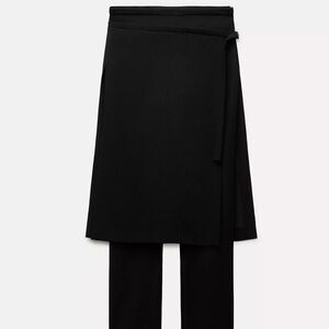Zara Black Asymmetrical Skirt